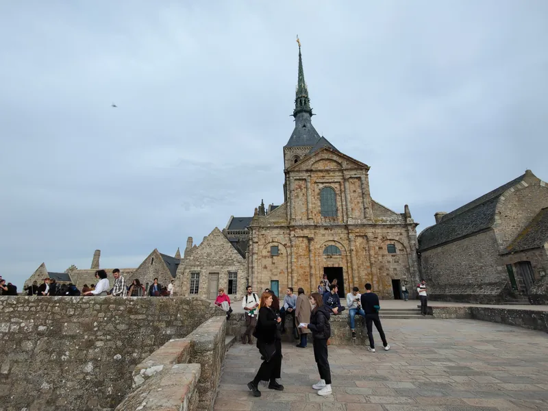 The abbey church of Mont-Saint-Michel