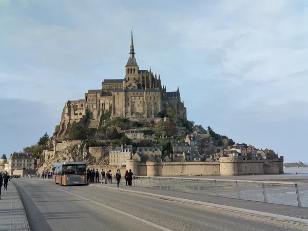 Mont-Saint-Michel across the bay